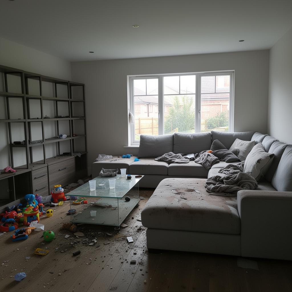 Home before Soap Scrubbers cleaning